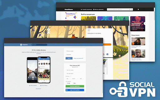 Social VPN :: Бесперебойный доступ к Вашим любимым сайтам