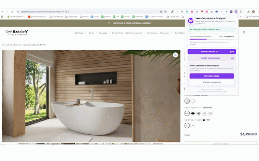 WooCommerce Product Scraper & CSV Exporter :: Export WooCommerce products and categories to CSV in your browser. Free for 500 products; activate license for unlimited exports.