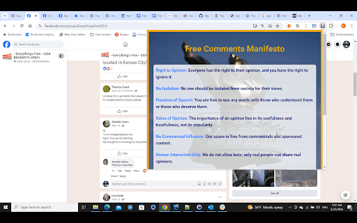 Free Comments :: Use Free Comments to leave anonymous comments on social networks and websites and effectively bypass internet censorship for free