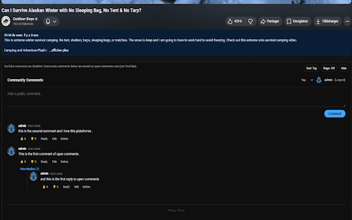 Open Comments :: Comments for the whole internet.