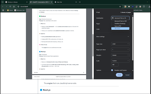 ChatGPT to PDF converter :: Save ChatGPT content into PDF