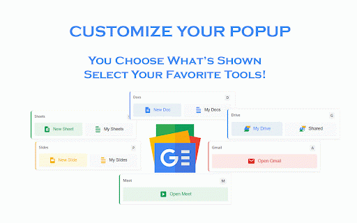 Google Workspace Quick Launcher: Instant Access & Create for Docs & More :: Quick access to create new Google Docs, Sheets, Presentations, Forms, or access Google Drive and other Google services