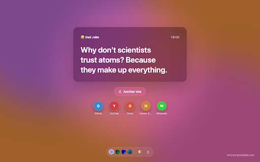 Dad Joke :: A Simple New Tab To Laugh At Dad Jokes!