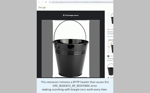 Remove COOP Header from Google Lens :: The Cross-Origin-Opener-Policy header occasionally breaks opening links to Google Image search/Lens. This extension removes it.