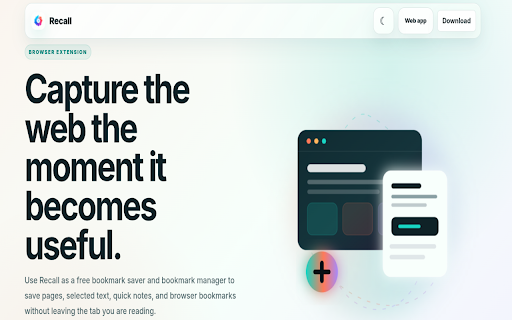 Recall Bookmark Sync :: Synchronize browser bookmarks with Recall.