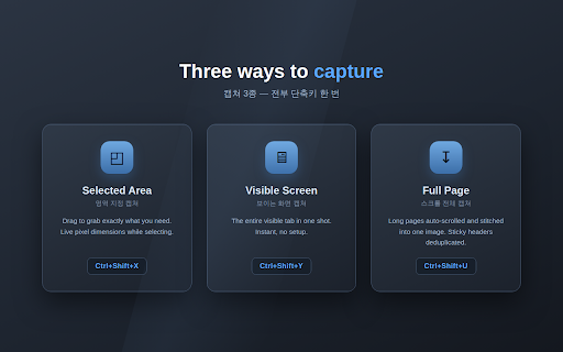 Quick Capture & Unlock :: Capture areas or full pages — auto clipboard copy. Plus right-click unblock, word count, bulk image save & text extraction.