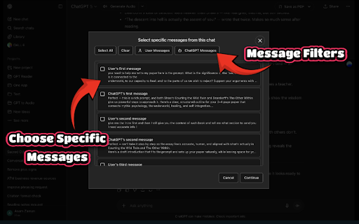 ChatGPT to Audio: Save or Listen to the Audio of Your ChatGPT Messages :: Convert your ChatGPT messages into audio instantly for free. Choose to listen to the audio or download it in mp3, aac, or opus.