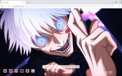 Satoru Gojo SatSato JJK Live Wallpaper :: Transform your new tab with stunning HD live wallpapers of Satoru Gojo from Jujutsu Kaisen for an immersive experience.
