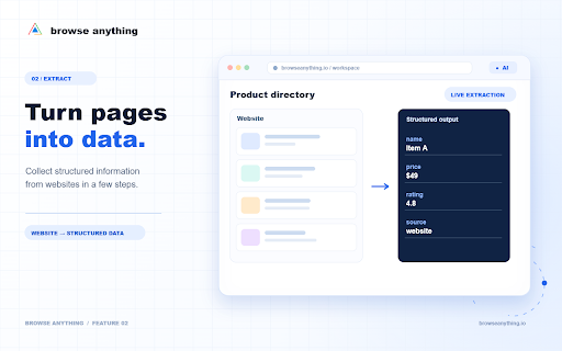 Browse Anything: AI Browser Agent :: An AI browser agent capable of autonomous browsing, scraping and more.
