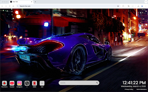 Stunning McLaren P1 Live Wallpaper :: One of the most epic car live wallpapers for Chrome – featuring the stunning McLaren P1 hypercar power.