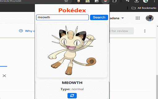 Pokédex :: Search for Pokémon and display random Pokémon on refresh.