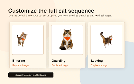 Cat Break Guardian :: A lightweight break timer. When browser use runs long, a cat walks in and guards the screen until you rest.