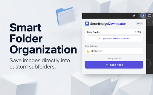 Smart Image Downloader: Bulk Save, Rename & Convert :: The most advanced image downloader. Detects heavy images, converts WebP to JPG automatically, and renames files smartly.