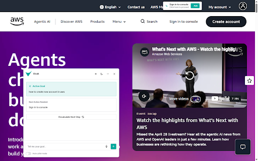 Vivak :: Your AI Copilot for Web Navigation