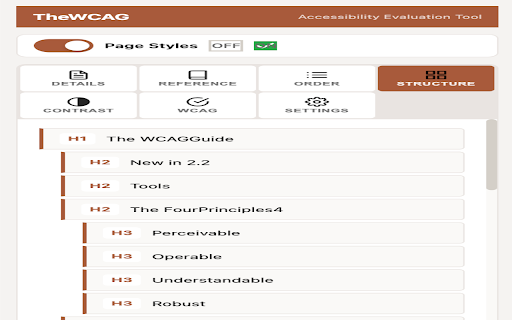 TheWCAG Accessibility Evaluation Tool :: Evaluate web accessibility within your browser using WCAG guidelines.