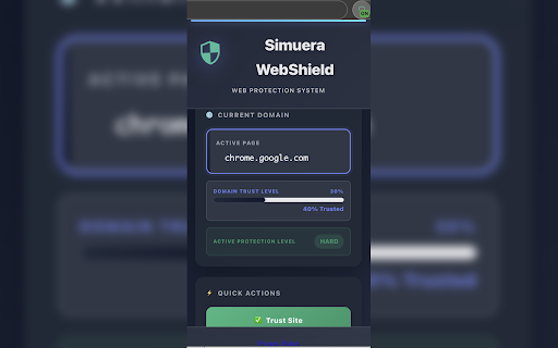 Simuera WebShield :: Blocks harmful content in real-time to keep your browsing safe. Offers optional light/dark mode