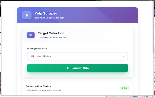 Yelp Scraper: Business Leads Extractor :: One click to extract Local Business Data from Yelp and export leads to CSV files.