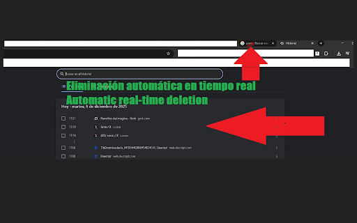 InPrivate Cleaner :: Mantén tu historial limpio. Elimina automáticamente contenido adulto de Chrome. Gratis para siempre.