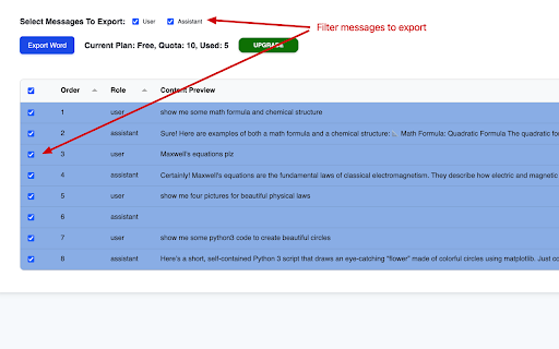 Gemini to Word :: One click to export Gemini conversations to Word files.