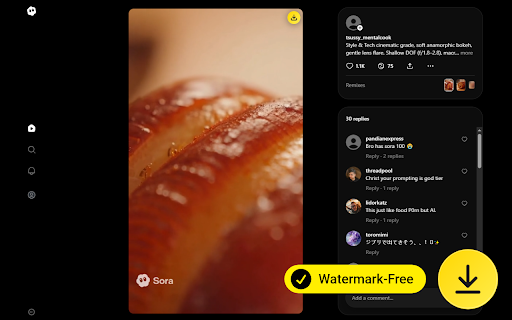 VidMate - Sora Video Downloader, watermark-free :: Download Sora videos without watermark, and add download buttons to videos on Sora or other website