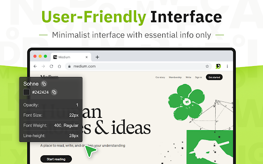 Identify Font - What is the font :: Easily Identify Font on any webpage. Discover what is the font used with a simple click.