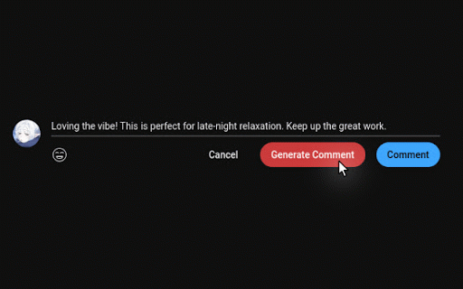 YouTube AI Comments Generator :: Generates YouTube comments with AI to support creators