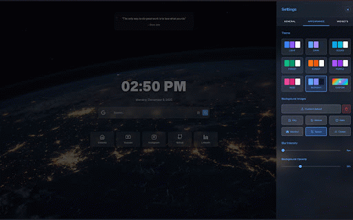 HotPage - Customizable Homepage :: A fully customizable browser homepage with widgets, themes, sticky notes, todo list, and personalization options.