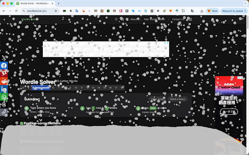 Snow and Rain for Chrome: Immersive Weather Effects :: Add snow, rain, and sakura effects to any webpage.