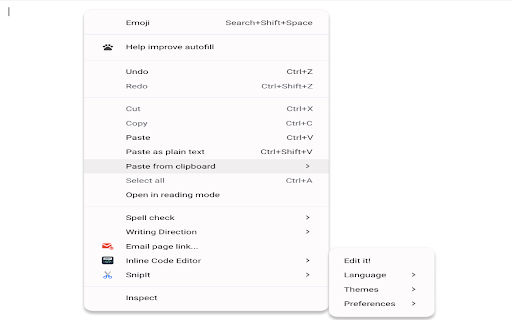 Inline Code Editor :: Turn a focused element into an Editor.
