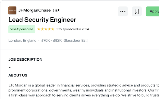 Skilled Worker Job Helper :: Use AI to supercharge your UK Sponsored Job search and find a job in record time