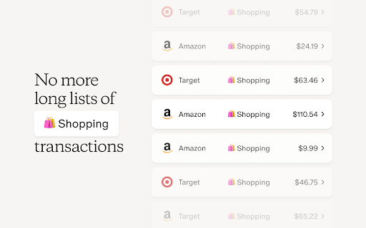 Monarch Money | Retail purchase sync :: Smarter categorization for your shopping trips, automatically