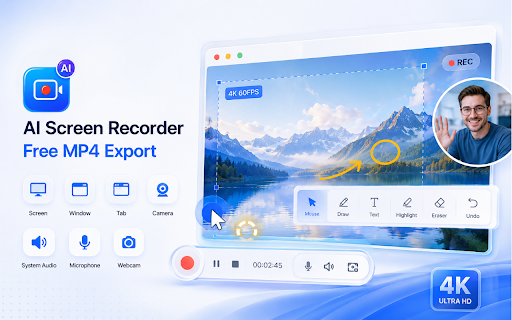 AI Screen Recorder - Free 4K Record & Edit :: A powerful screen recorder with AI-powered features. Capture, annotate, and edit videos effortlessly.