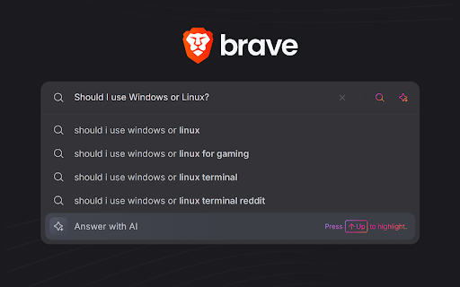 Brave Search (official) - Private Search Engine :: Configures Brave Search as the default search engine.