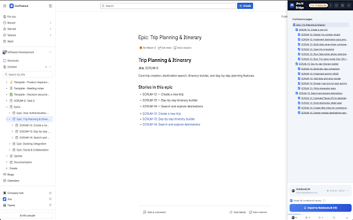 Jira AI Bridge :: AI-powered side panel for Jira — export issues to NotebookLM, ChatGPT, and Claude.ai.