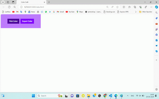 Color Craft :: Make choosing colors on Chrome easy and fun!