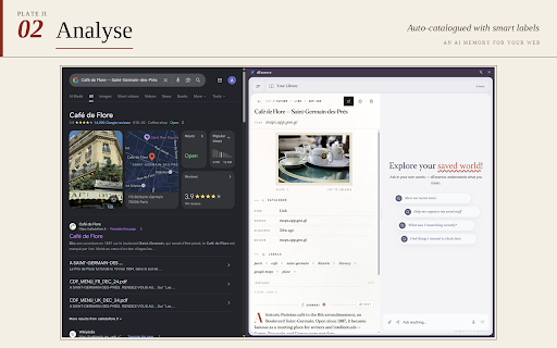 dEssence — AI Memory for Your Web :: dEssence — Your AI Memory for Everything You Save. Save anything while browsing and find it later by simply asking.