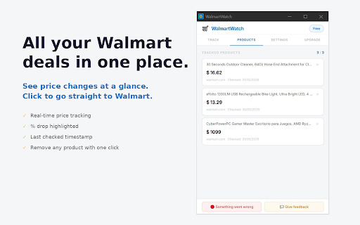 WalmartWatch - Walmart Price Tracker :: Track prices on Walmart and get email alerts when they drop.