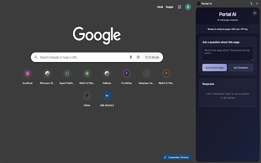 Portal AI :: Analyze any webpage with AI. Summarize or ask questions instantly using your own OpenAI API key.