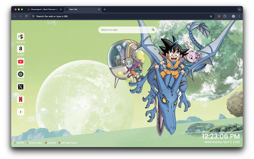 Dragon Ball DAIMA Live Wallpaper :: Unleash the power with Dragon Ball DAIMA Live Wallpaper – an electrifying animated background for your new tab.