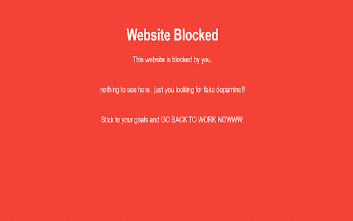 Fokus :: Blocks specified websites by redirecting to a blocked page.