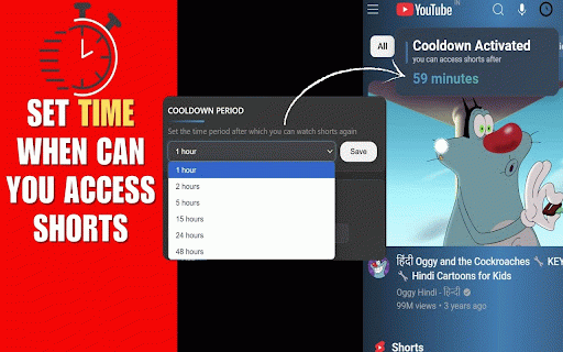 YT Mindful: Shorts & Time Manager :: Stop mindless scrolling! Start every YouTube Session with Purpose, Limit Addictive Shorts, & Stay accountable with Smart Reminders.