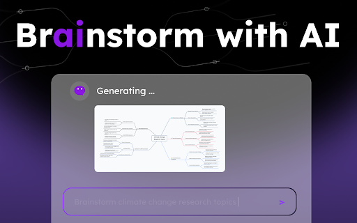 ClipMind: AI Mind Map Summarizer & Brainstorm Assistant :: Create editable mind maps with AI. Summarize webpages, PDFs, and text; brainstorm ideas. Free.