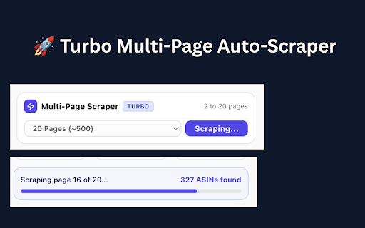 Amazon ASIN Grabber & Fast Exporter :: 1-click bulk ASIN scraper and exporter for Amazon. Extract ASINs, titles, prices, ratings, BSR, and FBA to Google Sheets & CSV.