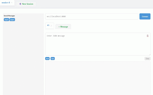 WebSocket Kong Client :: A developer tool to test WebSocket messages with saved message presets.