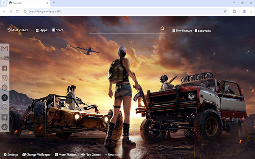 PUBG Wallpaper :: PUBG wallpaper turn new tab to HD PUBG background. Custom PUBG wallpaper background theme for game fans.