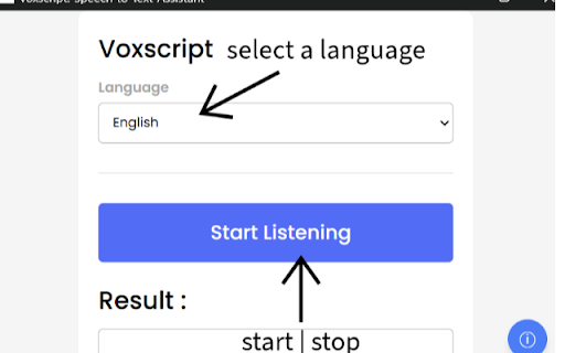 Voxscript :: Voxscript is an extension that helps you convert your speech to text.
