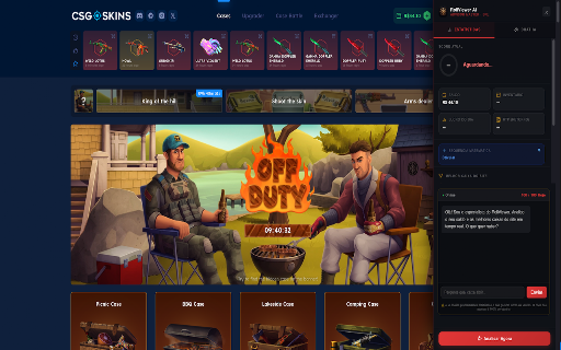 RollViewer - HNXFPS (CSGOSKINS) :: Adicione estatísticas reais, histórico do Upgrader, Case Odds e ferramentas visuais exclusivas ao site CSGO-Skins