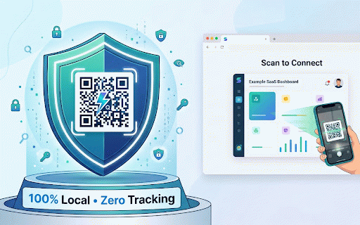 Instant QR Generator :: Generate a QR code instantly for the current page to quickly scan with your phone.