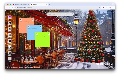 Christmas Tree Live Wallpaper :: Bring holiday cheer to your screen with Christmas Tree Live Wallpaper!