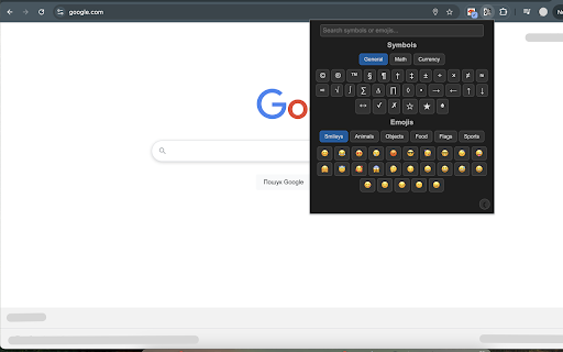 Symbol & Emoji Picker :: Copy and paste unique symbols and categorized emojis with an enhanced selection.